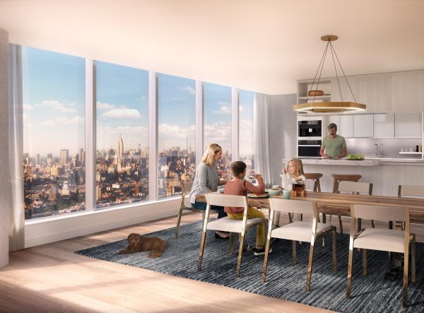 one manhattan square 252 south street unit 8a 2 bed apt for sale